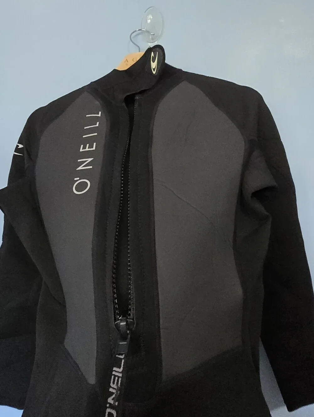 O'Neill Wetsuit Mens Black Reactor-2 3/2mm Back Zip Full Body Size LS
